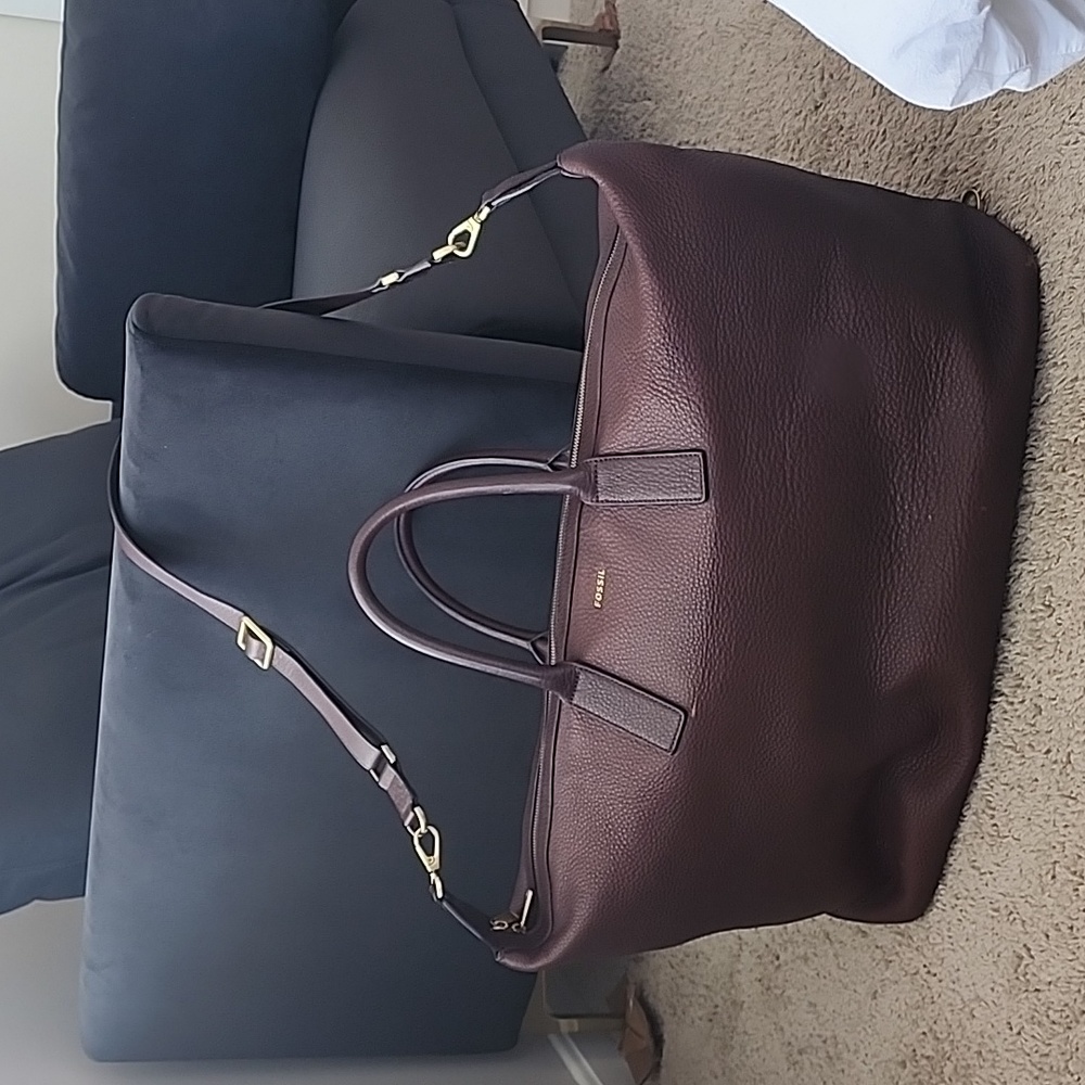 Fossil Leather Duffle